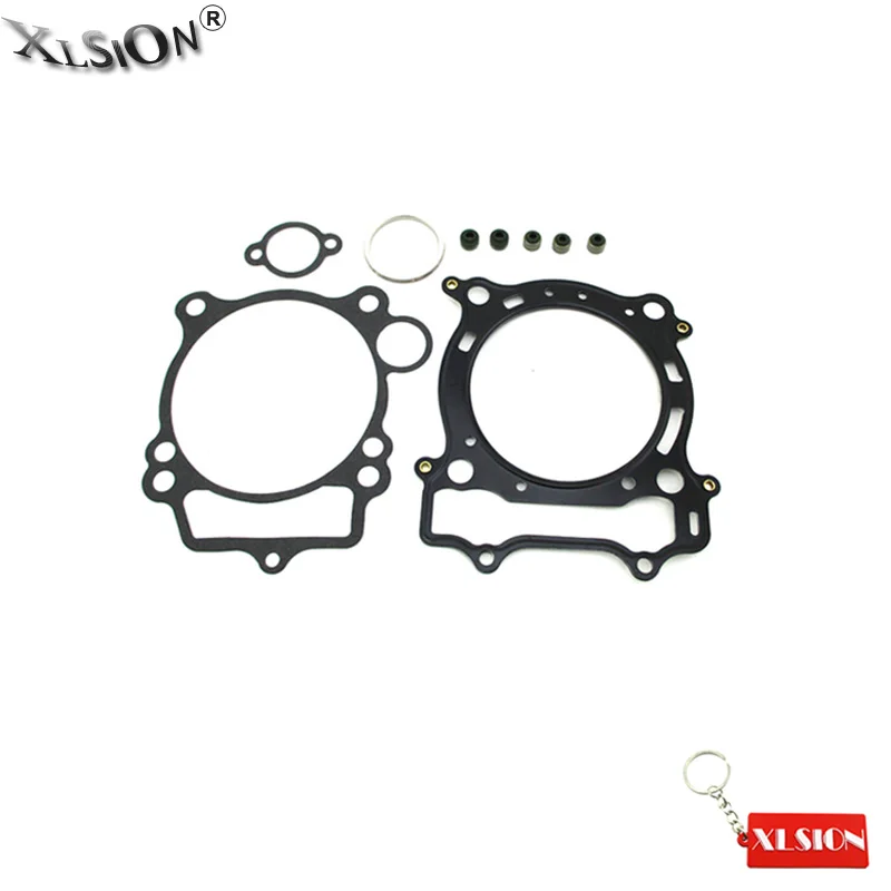 XLSION Aftermarket Топ конец головки полный комплект прокладок для Yamaha YFZ 450 2004 2009 2012 2013