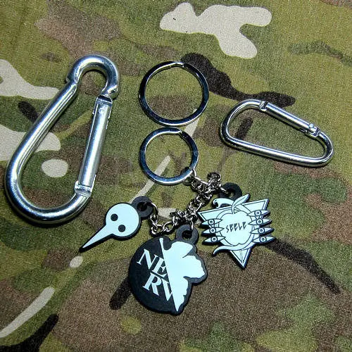 

Luminous Evangelion EVA Keychain Tactical Morale 3D PVC patch Badges PB488