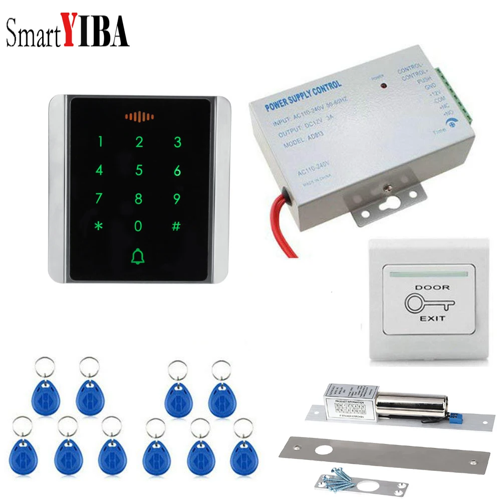 Система контроля доступа SmartYIBA с водонепроницаемой сенсорной кнопкой RFID дверной