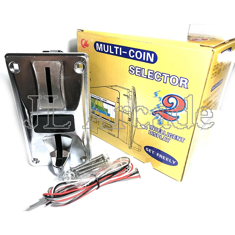

Hot Sale CL-168 Multi Coin Acceptor Sliver/Gold Plated Coin selector accept Multi-currency for 3 different values coin mech