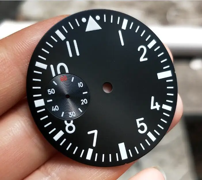 38.9mm GEERVO moda estéril Número preto luminosa