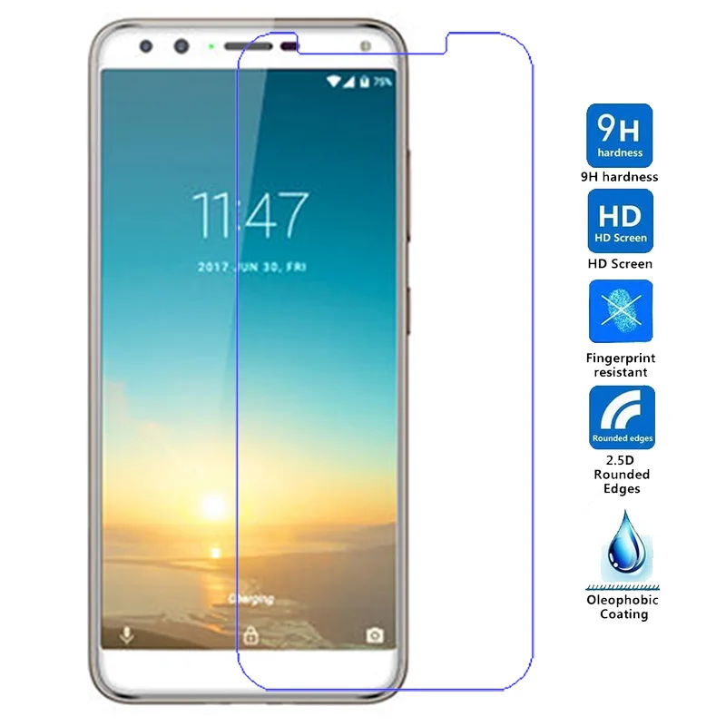 2 шт для Cubot X18 plus защитная пленка Закаленное стекло Защитная Plus|Защитные стёкла и