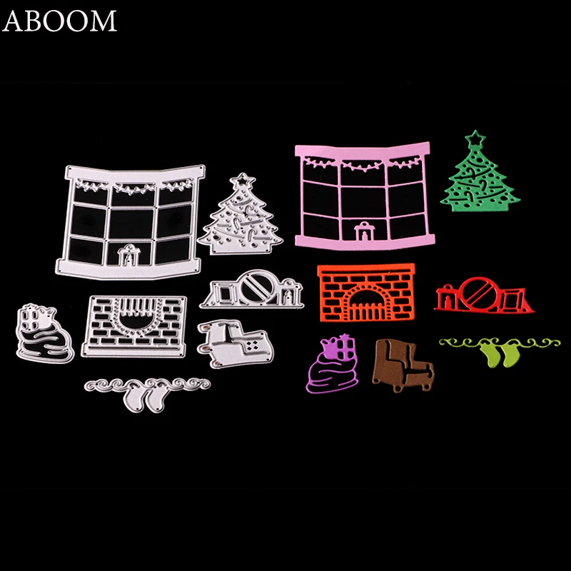 Носки для камина ABOOM из углеродистой стали рельефная папка тиснения трафаретные