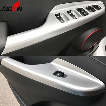 

Door Armrest Window Lift Adjust Button Switch Cover For Hyundai Kona Kauai Encino 2018 LHD Interior Side Handle Trim