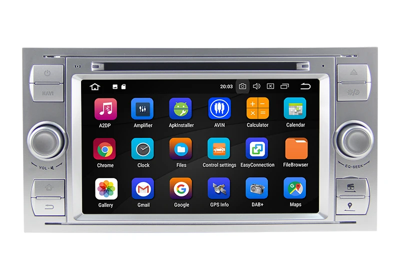 2 Din Car Multimedia Player Android 8.0 GPS Autoradio For Ford Transit 2004 to 2008 7 Inch HD Screen 4GB RAM Car DVD Player (2)