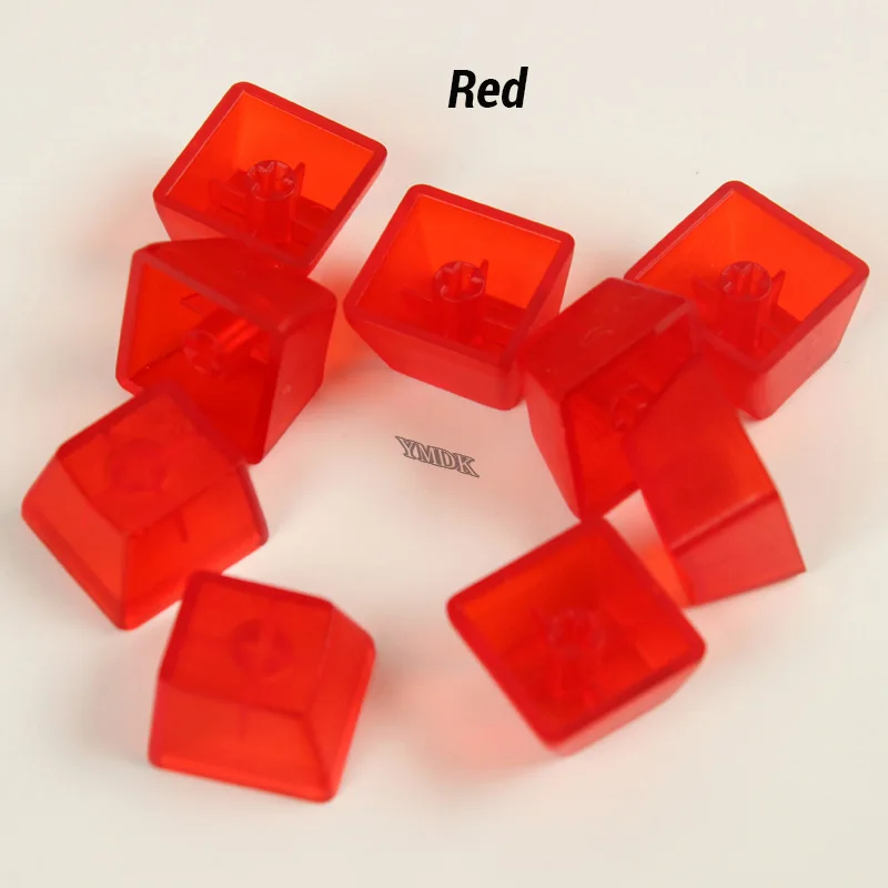 ABS translúcido Keycaps para teclado mecânico, Clear