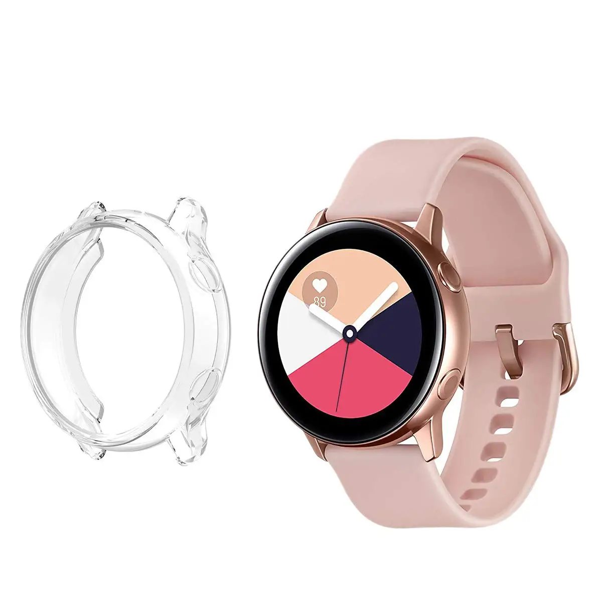 Защитный чехол из ТПУ для Galaxy Watch Avtive 40 мм водонепроницаемый бампер смарт часов