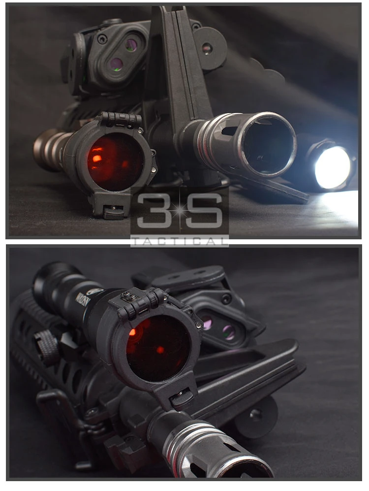 25 мм диаметр элемента тактический фонарик для оружия фильтр ИК крышка лазерный ИК для Surefir M600C M300A Скаут светильник M300 светильник M600