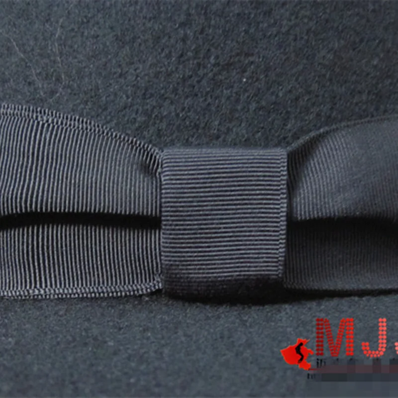MJ Michael Jackson Billie Jean With Name Black FEDORA Wool