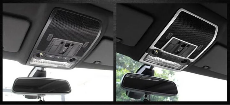 Рамка для лампы для чтения на крыше автомобиля, декоративная накладка, 2 шт. для BMW X5 E70 X6 E71 2008-14, нержавеющая сталь, автомобильный стиль