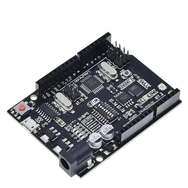 UNO+WiFi R3 ATmega328P+ESP8266 (32Mb memory) USB-TTL CH340G For Arduino Uno, NodeMCU, WeMos ESP8266 One New Arrival - Image 3