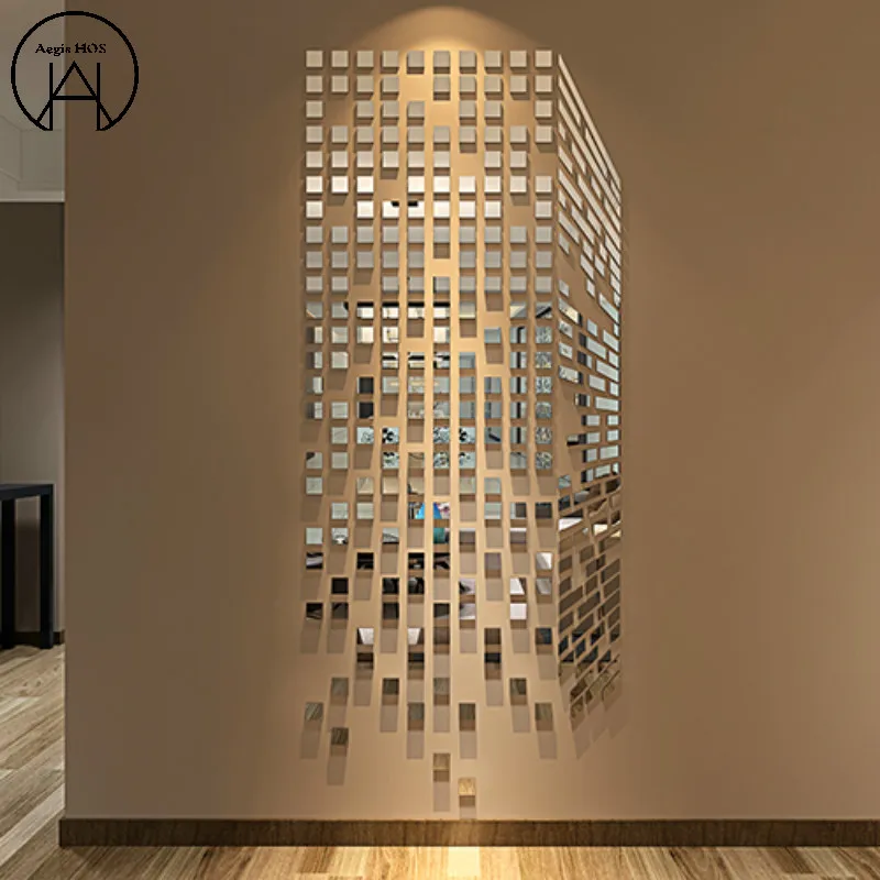 

Mosaic Mirror DIY Acrylic 3D Stereoscopic Wall Sticker Sticker Decoration Home Decor Wall Stickers Decoration