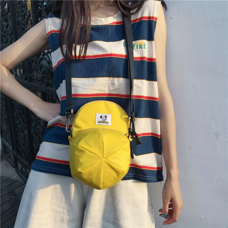 Menghuo New Hot Model Hat Shape Women Nylon Crossbody Bag Cute Handbags Shoulder Bags Creative Lady Messenger Cross body BagsIMG_2435