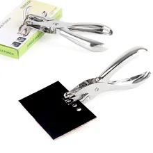 Hand-Paper-Punch Scrapbooking Single-Hole-Puncher Border Metal Office School Lonelyeyes