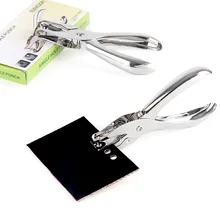 Lonelyeyes 1 ADET Okul Ofis Metal Tek Delik Zımba El delgeç Scrapbooking Için Sınır Scrapbooking