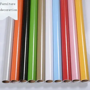 

Oil proof Wall Stickers Kitchen Cabinet Stove Wallpaper matte solid color Heat Resistance Home Decoration Stickers 60*300cm