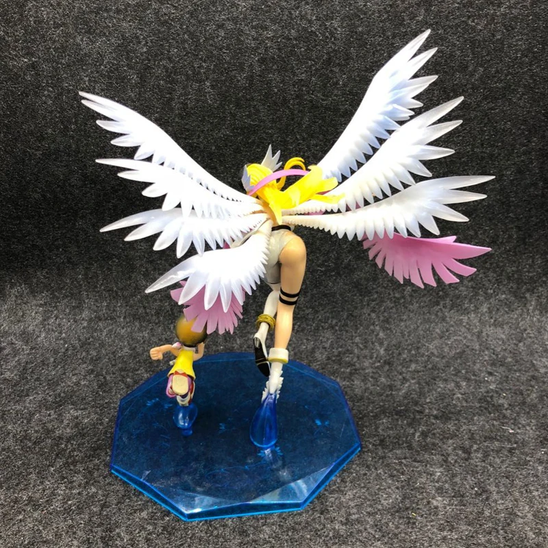 Аниме Цифровой Монстр Angemon и Angewomon Модель Фигурки игрушки