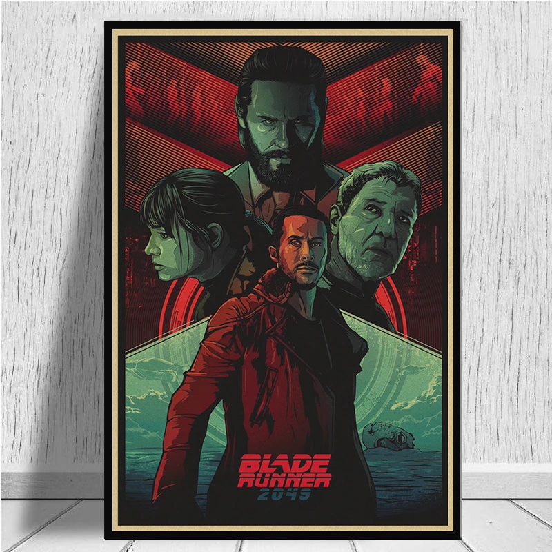Лезвие Runner 2049 американский фильм ретро плакаты из крафт бумаги Печатные