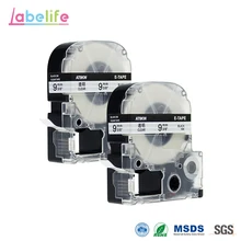 Labelife 2 шт ST9K совместимы для Epson Labelworks LW-300 LW-400 LW-500 LW-600 этикеток лента пополнения чернил для принтера тонер-картридж совместимый на Clear