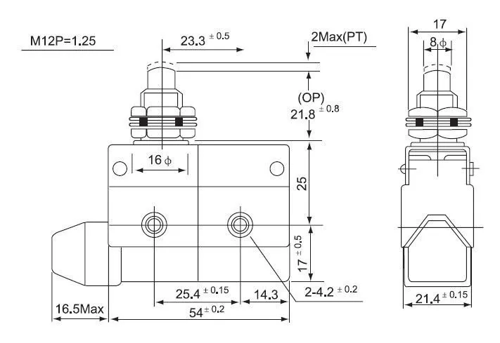 AZ-7310 TZ-7310 переключатель для путешествий концевой переключатель Микропереключатель Мгновенный D4MC-5000