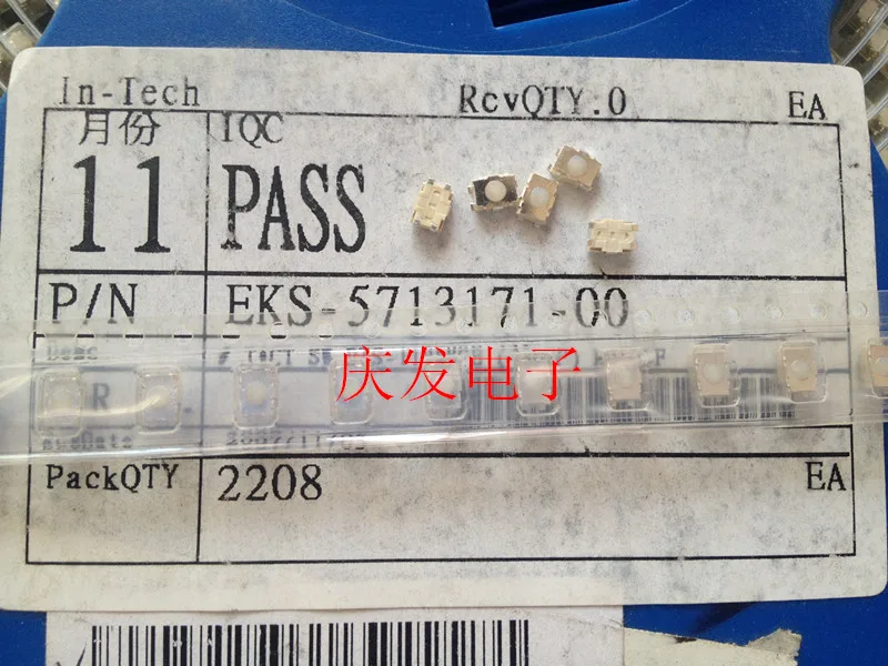 

High-quality factory Touch switch 3*4*2mm SMD 4 pin button switch Original spot