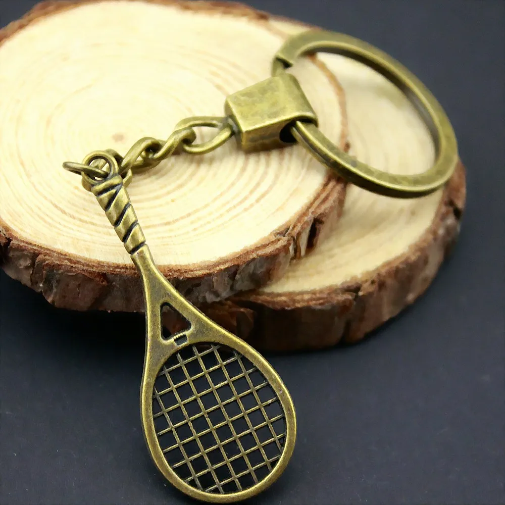 

Tennis Racket Keychain Souvenirs Key Holder Wedding Favors and Gifts for Guest Party Favors Festive Party Supplies YA10607