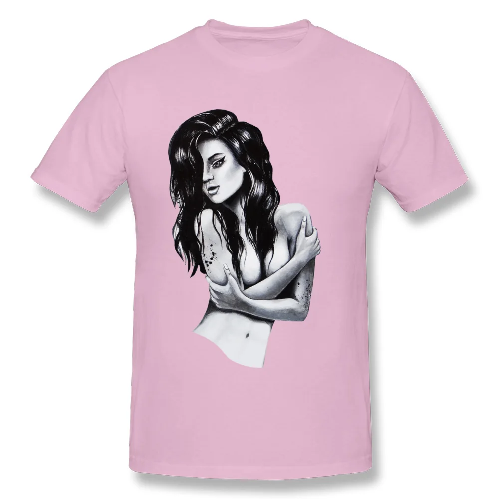 100% Cotton Men's Short Sleeve Hug Tshirts Design Tops Tees Cute Fashionable Crew Neck Clothing Shirt Drop Shipping Hug pink