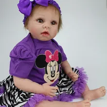 Новые силиконовые Reborn Baby Doll для продажи 55 см реалистичные красивый Reborn Baby Куклы Рождество подарок на день рождения Brinquedos Для детей
