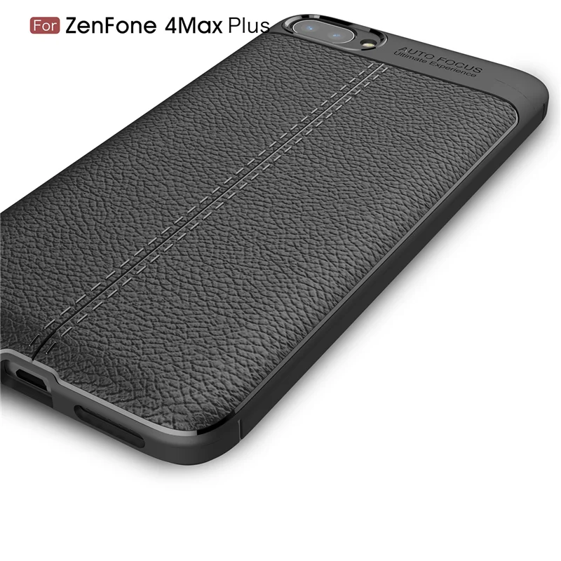 Litchi silicone case for Asus Zenfone 4 Max plus zc554kl (4)