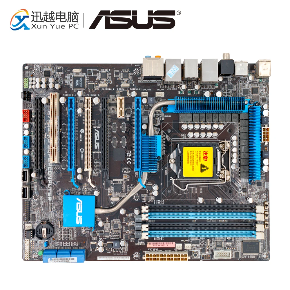 

Asus P7P55 WS Supercomputer Desktop Motherboard P55 LGA 1156 i3 i5 i7 DDR3 16G SATA2 USB2.0 ATX