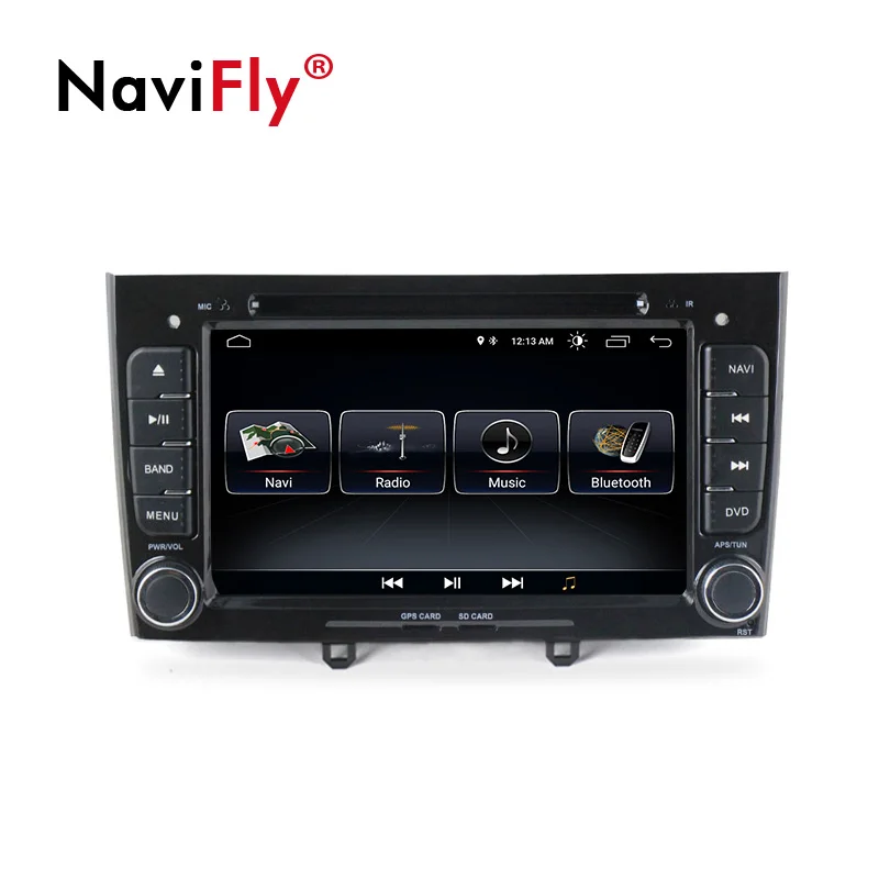 Excellent Free shipping! Android 8.0 Quad Core Car DVD Player GPS Navi for Peugeot 408 for Peugeot 308 308SW Audio Radio Stereo Head Unit 2