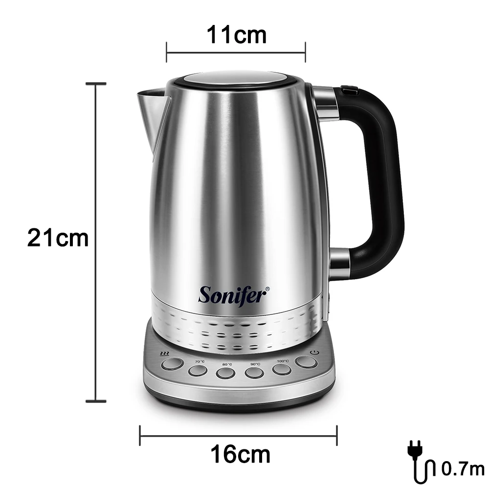 1.5L Electric Kettle Tea Coffee Thermo Pot Appliances Kitchen Smart Kettle  With Temperature Control Keep-Warm Function Sonifer - AliExpress