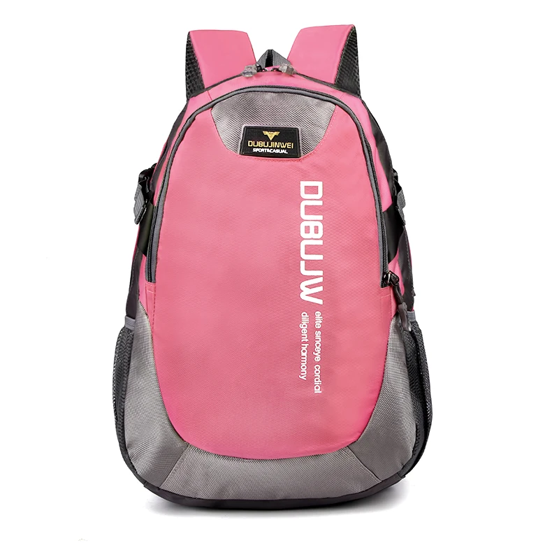 Высококачественный водонепроницаемый женский мужской уличный рюкзак, спортивный рюкзак, походный рюкзак для альпинизма, кемпинга, рюкзак, сумки - Цвет: Pink