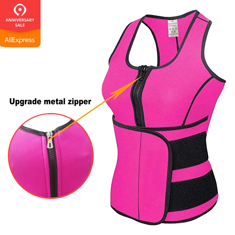 Hot Ladies Body Shaper Slimming Waist Trainer Vest Workout Shapewear Adjustable Slim Belt Women metal Zipper Shapewear Hot Ladies Body Shaper Slimming Waist Trainer Vest Workout Shapewear Adjustable Slim Belt Women metal Zipper Shapewear