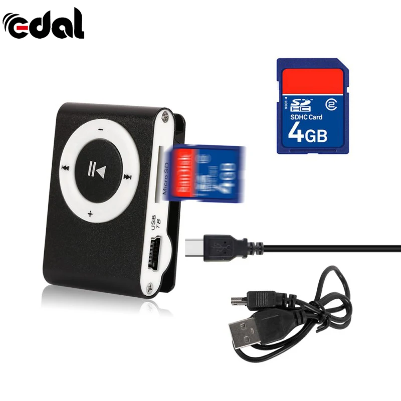 

High Quality Music Protable Mini Sport Mp3 Music Player Support Micro TFCard Slot USB Player USB Port With Earphone