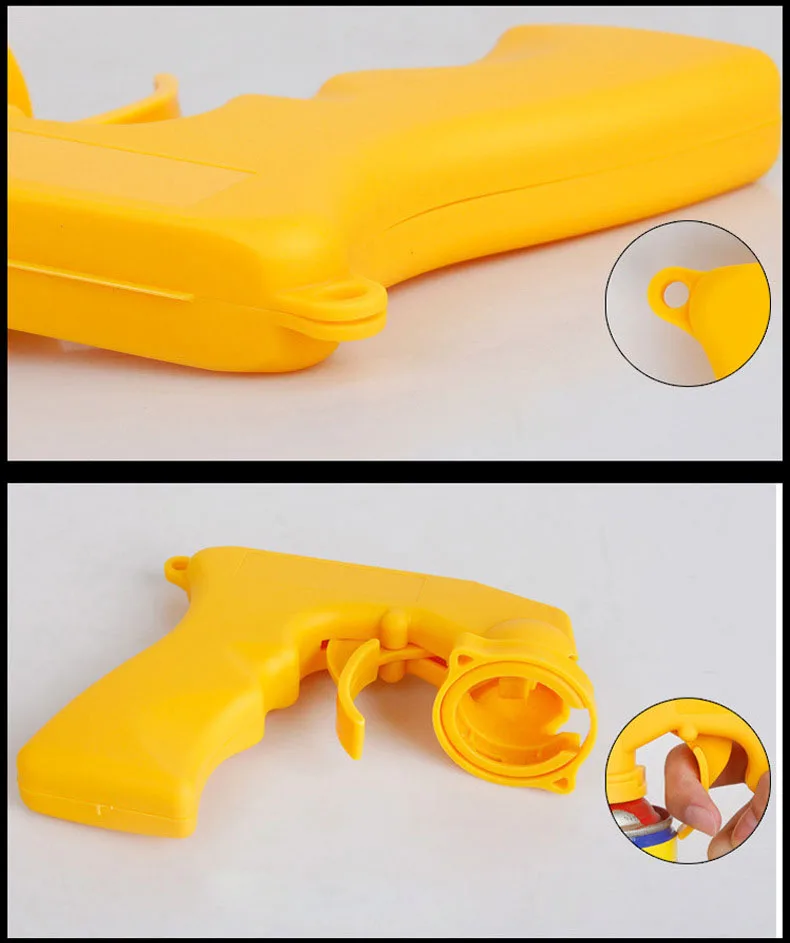 CHIZIYO Желтый адаптер аэрозольный пистолет ручка для обслуживания автомобиля с полной рукояткой триггера