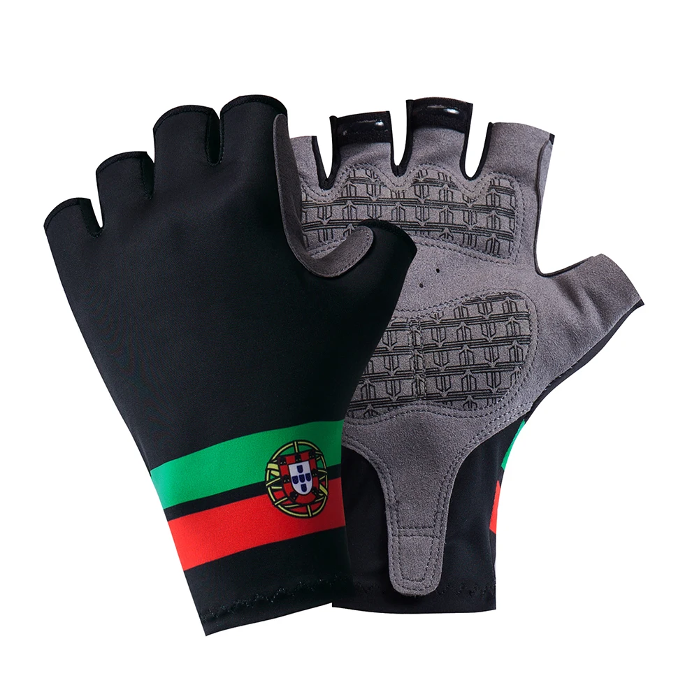 

Portugal Cycling Gloves Half Finger Mens Women's Summer Sports Shockproof Bike Gloves GEL MTB Bicycle Gloves Guantes Ciclismo
