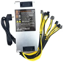 1800W psu 12v power supply Platinum Antminer APW3 Mining Power Supply for Antminer Miner mining rig A6 A7 ANT asic S9 T9 S7 L3