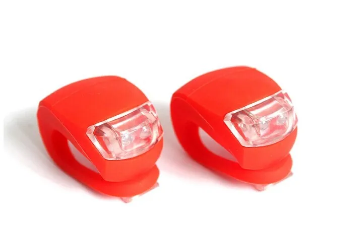 Discount ROCKBROS Bicycle Bike Wheel Spokes Light MTB Mountain Road Bike Rear Lamp Riding Bike light 6 Colors 5pcs/lot Bike Accessories 18