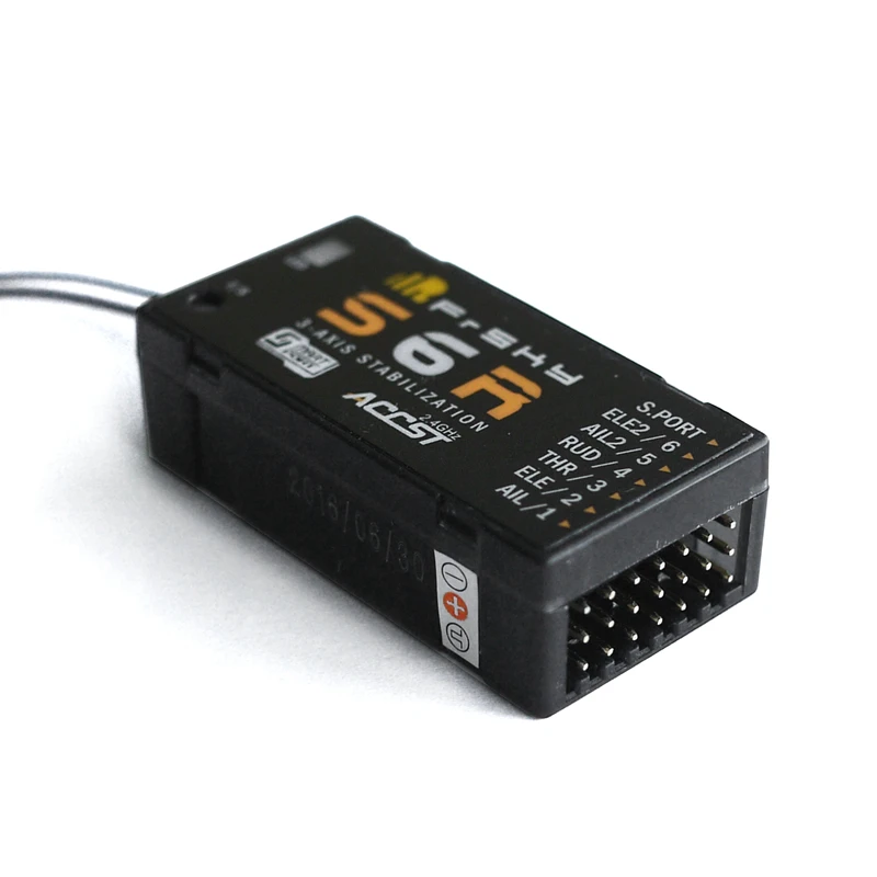 Приемник Frsky S6R 6ch со встроенным 3 осевым гироскопом и ускорением|frsky receiver|receiver frsky |