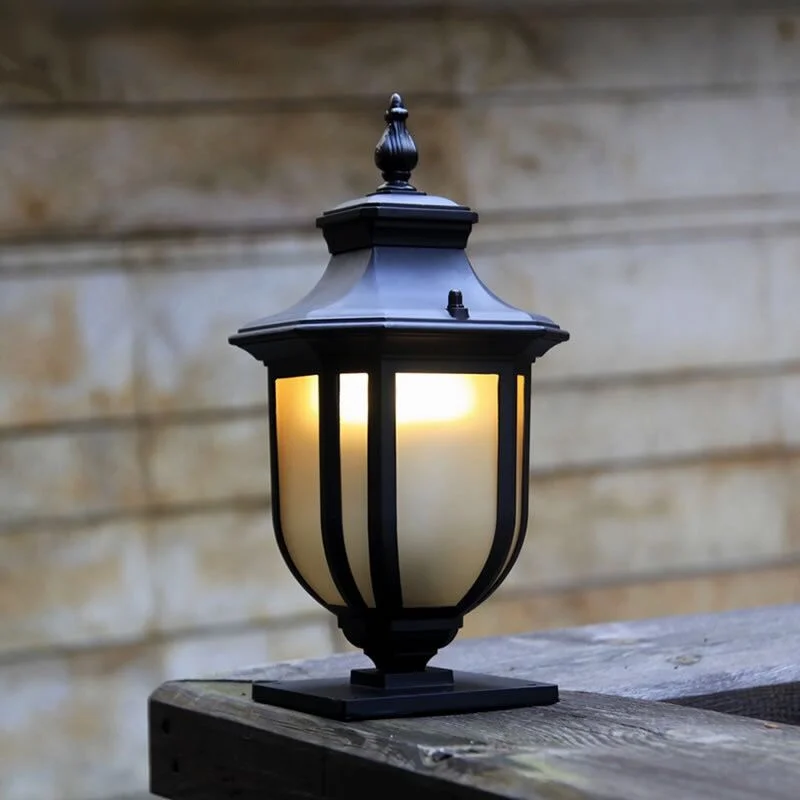 New Listing E27 LED Outdoor Garden Landscape Lighting Column Head Lamp