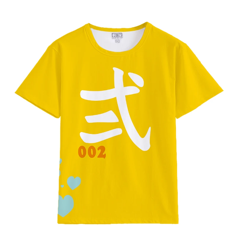 Hot Anime Zombie Land Saga Cosplay Fashion Black T-shirt Tee Otaku Tops #D67 