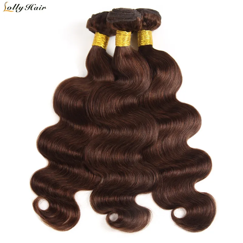 2# dark brown body wave hair bundles (11)