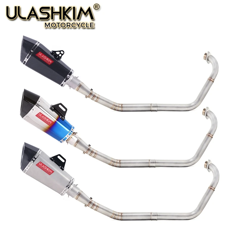 

Motorcycle Full Exhaust Escape System Modifed Middle Link Pipe Slip On For yamaha YZF-R15 R5 MT-15 MT 15 125 2008-2017