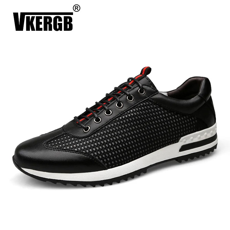

VKERGB Men Shoes Summer Fashion Breathable Mesh Men Casual Shoes Hot Sale Winter Shoes Men Slip-On Luxury Brand Flats Male Shoe