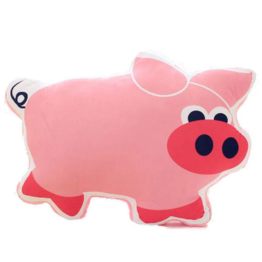 Cute Cartoon Plush Pig Stuffed Animals Toy Pink Pillow Sheep Schattige Knuffel Kids Doll Cojines Toys For Children Girls 50G0479 1pcs 18cm cute flower monkey plush toy stuffed animals