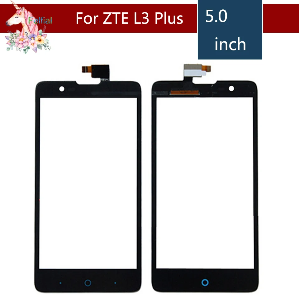 10 шт./лот 5 0 дюйма для ZTE Blade HN V993W L3 Plus ЖК сенсорный экран дигитайзер Датчик внешнее