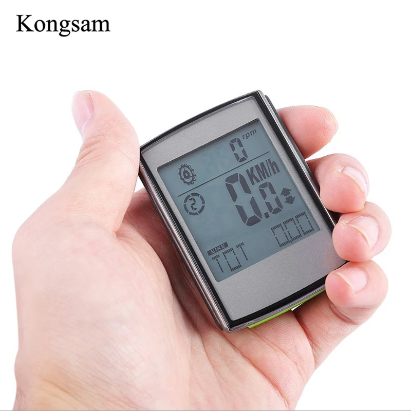 

Bike Computer Multifunctional Wireless Bicycle Computer Odometer Cycling Speedometer Cadence Heart Rate Speed Counter Tachometer