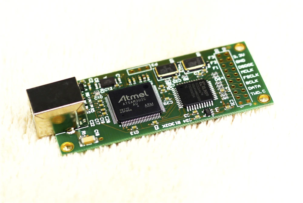 Amanero USB цифровой интерфейс IIS combo384 модуль для DAC|Цифро-аналоговые преобразователи