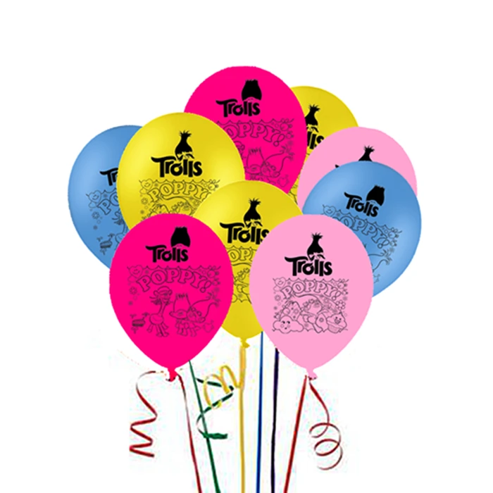 Мультфильм 12 шт. тролли Поппи вечерние латексные шары 12 дюймов Волшебные волосы эльфы игрушки вечерние предметы для украшения дня рождения Дети лучший подарок